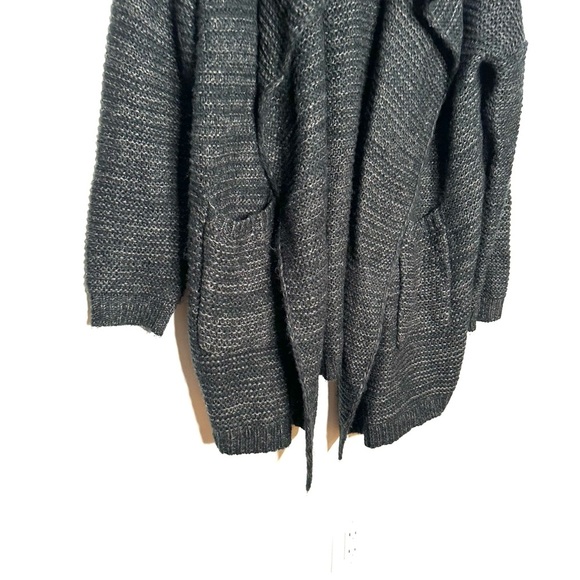 Promesa | Gray Open Cardigan Sweater Size M/L - Picture 4 of 6
